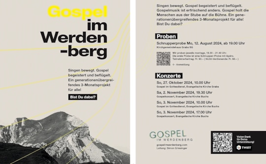Gospel im Werdenberg Konzert